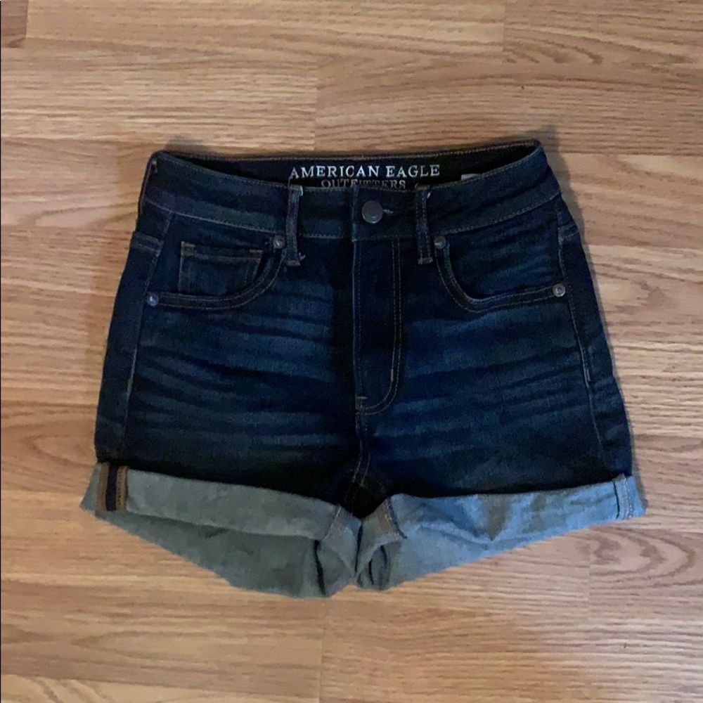AEO denim shorts
